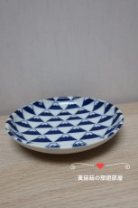 富士山圖案陶器碟(日本製)