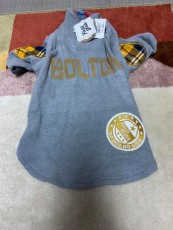 日本設計Field Glide 灰色『No dog No life』狗仔衫